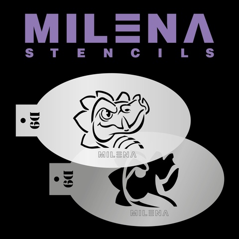 Трафарет Milena D9