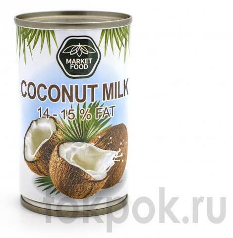 Кокосовое молоко Market Food Coconut milk, 165 мл