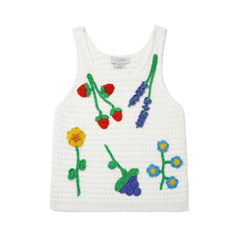 Топ Stella McCartney Kids Flower Crochet