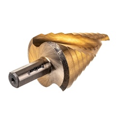 35-6-936 Сверло по металлу ступенчатое, спиральное 9 - 36 мм, шаг 3 мм, HSS TIN (РемоКолор)