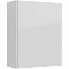Lemark COMBI LM03C60SH Шкаф 60 см подвесной, 2-х дверный, цвет корпуса, фасада: Белый глянец фото