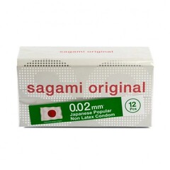 Презервативы полиуретановые Sagami Original 0.02, 12 шт.