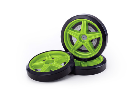 Объемные пластиковые колеса для серии UNO EVO NEO комп 2 шт