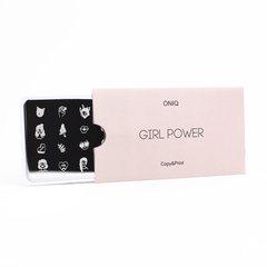 OTE-025 Пластина для стемпинга. Echo: Girl power #3
