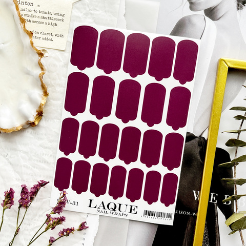 Пленки LAQUE NAIL WRAPS №31