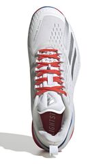 Теннисные кроссовки Adidas Adizero Cybersonic M - cloud white/silver metallic/bright red