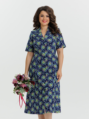 4536 Халат на пуговицах