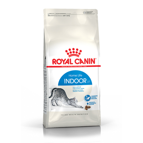 Роял Канин Индор 200 г Royal Canin Indoor 27 для взрослых кошек, живущих в помещении