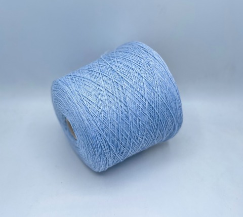 Filcom (пр.Италия), art-Alba 3/15 500м/100гр. 40%Кашемир, 40%Шелк, 20%Меринос, цвет-Голубой меланж арт.32406