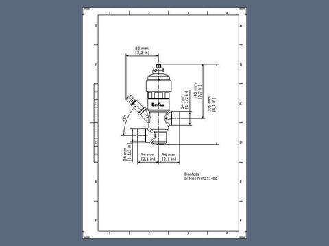 Клапан терморегулирующий с электроприводом CCMT 24 Danfoss 027H7232