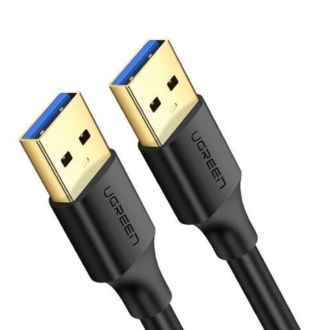 Кабель UGREEN US128 USB-A 3.0 Cable 2 м, черный