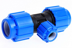 Тройник ПЭ переходной 32х20х32 (6/90)