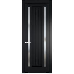 Межкомнатная дверь эмаль Profil Doors 3.5.1PM блэк остеклённая