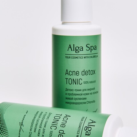 Тоник для лица для жирной и проблемной кожи рН 6,5 Acne Detox 150 мл | Alga Spa