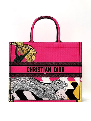 Сумка Dior Book Tote, модель большого формата розовый