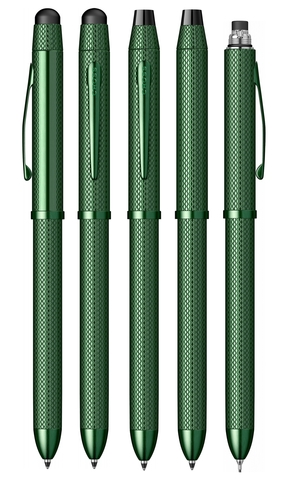 Ручка многофункциональная Cross Tech3 Plus, Matte Green PVD (AT0090-24)