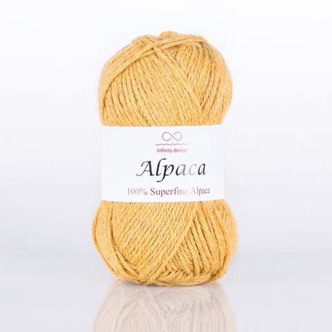 Пряжа Infinity Alpaca 0094 желтый
