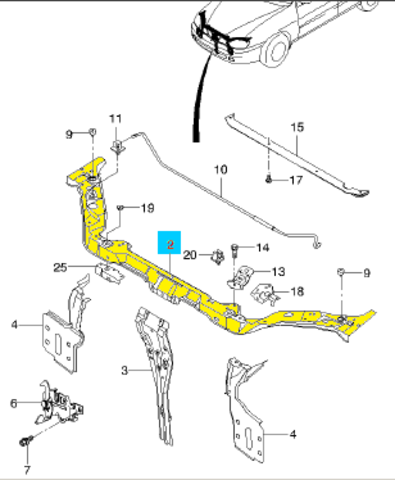 ПАНЕЛЬ ПЕРЕДНЯЯ LANOS, CHANCE, SENS ZAZ