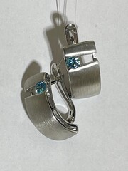 Эшера С (серьги из серебра)