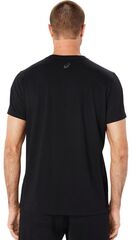 Теннисная футболка Asics Logo Short Sleeve T-Shirt - performance black/graphite grey