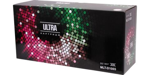 Картридж лазерный ULTRA  MLT-D108S черный (black), до 1500 стр - купить в компании MAKtorg