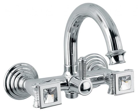 Cezares OLIMP-VD-01-Sw OLIMP-VD-01-Sw Смеситель для ванны, хром, ручки sarowski