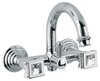 Cezares OLIMP-VD-01-Sw OLIMP-VD-01-Sw Смеситель для ванны, хром, ручки sarowski