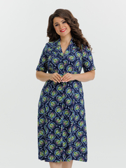 4536 Халат на пуговицах