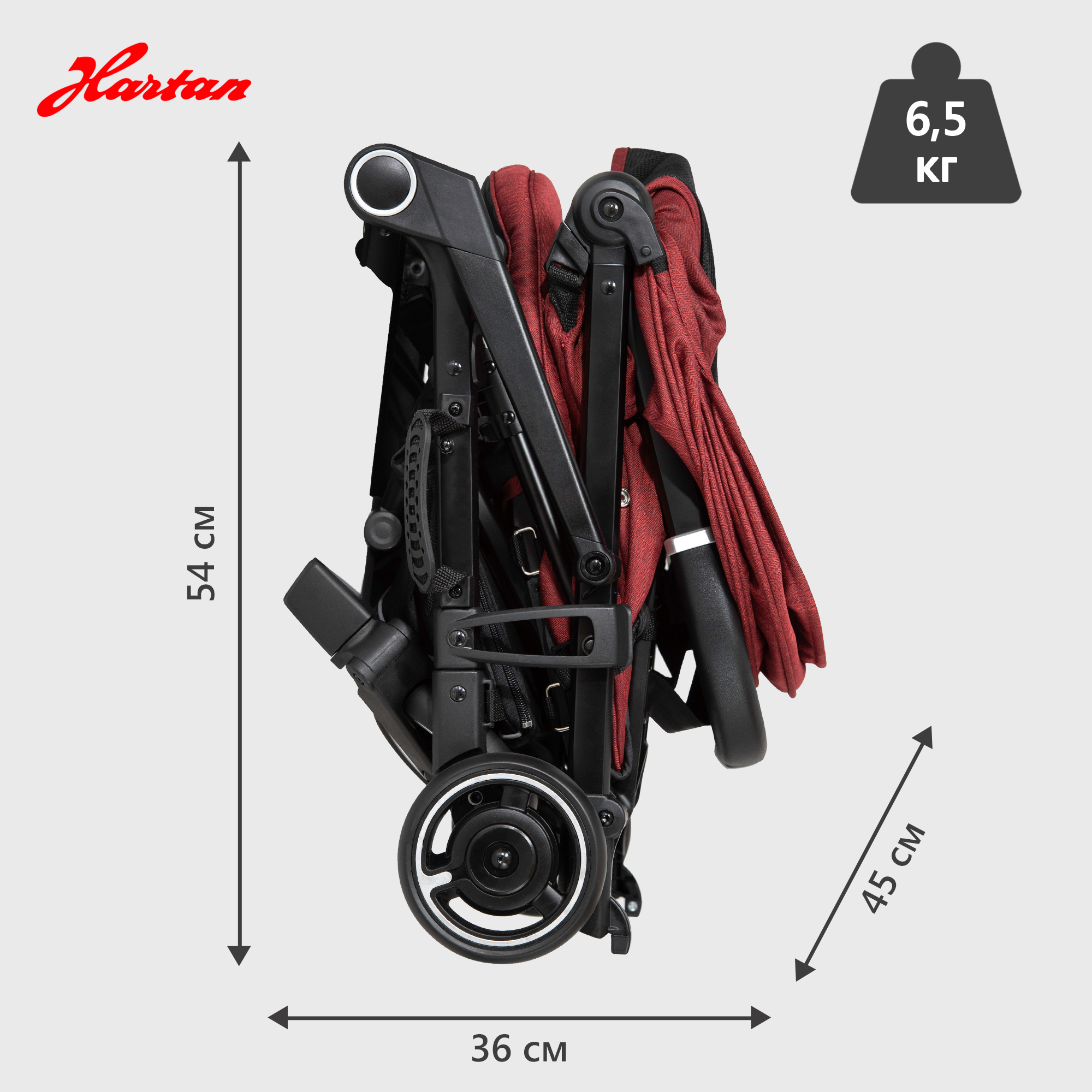 Детская коляска Hartan Bit 163 Red