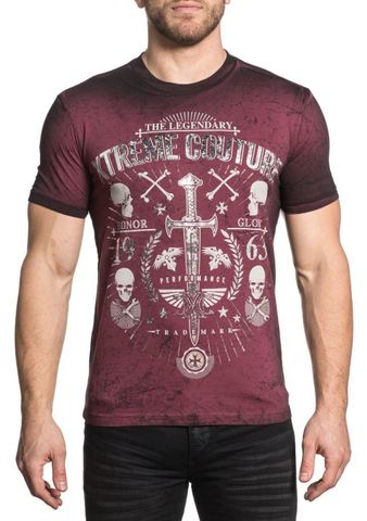 Xtreme Couture | Футболка мужская Killer Glory X1706 от Affliction перед на модели