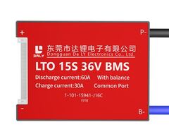 Плата контроля BMS LTO 15S 36V 60A