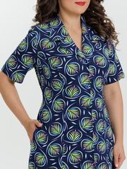 4536 Халат на пуговицах