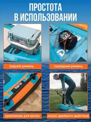 Надувная двухслойная SUP-доска DAMA FISHING KAYAK 10,6