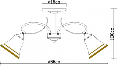 Потолочная люстра Arte Lamp BLOSSOM A2709PL-5AB