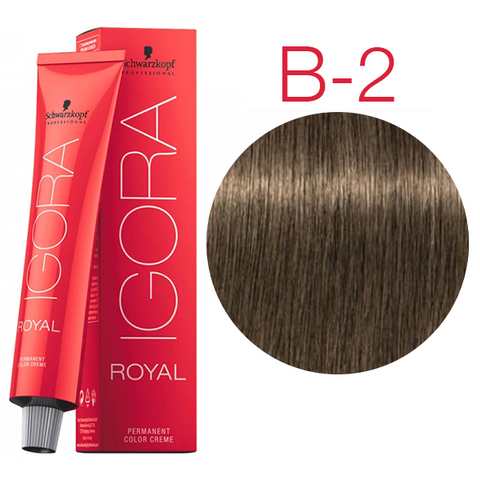 Schwarzkopf Igora Royal High Power Browns B-2 (Коричневый пепельный) - Краска для волос