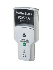 Струйный картридж Sakura P2V71A (№730 Matte Black) для HP DesignJet T1700/T1700/T1700dr/T1700dr, пигментный тип чернил, черный матовый, 300 мл.