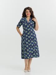 4536 Халат на пуговицах