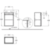 Тумба под раковину 39,4 см Keramag Renova Nr. 1 Plan 869046000