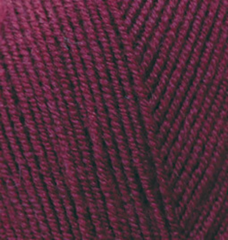 Пряжа Lanagold FINE (Alize) 495 свекольно-красный, фото