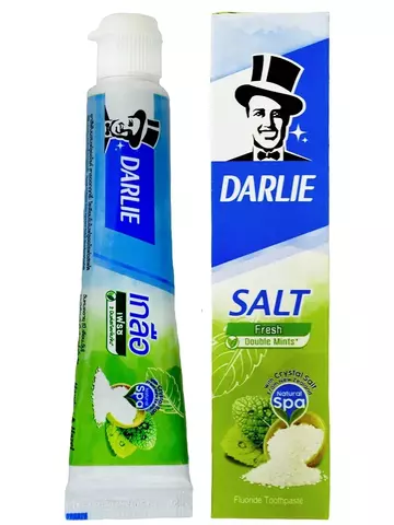 Зубная паста Darlie Salt Fresh Double Mints Fluoride Toothpaste, 35 гр