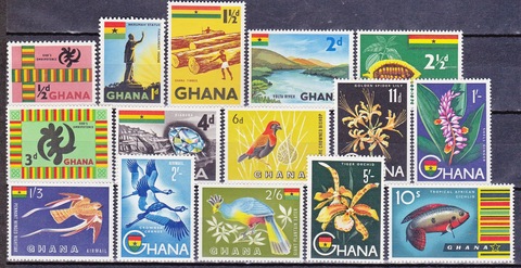 Ghana 1959 №48-62 **MNH