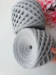 Пепельный  трикотажная пряжа