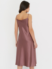 Платье-комбинация из натурального шелка