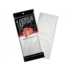 Бумага тишью Белая 50х66 см (10 листов)