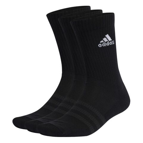 Теннисные носки Adidas Cushioned Crew Socks 3P - black/white