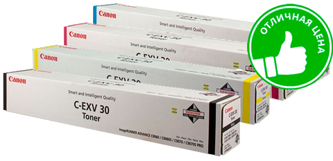 Тонер-картридж Canon C-EXV 30 TONER BK EUR