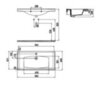 CREAVIT Раковина мебельная/подвесная (100см) TF200.00000