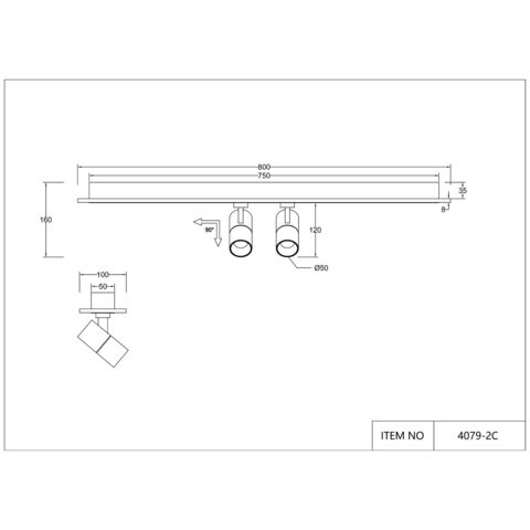 Настенно-потолочный светодиодный светильник Favourite Trick 4079-2C