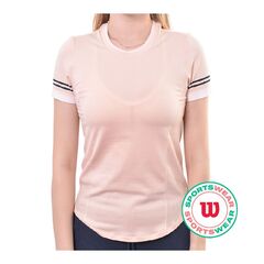 Женская теннисная футболка Wilson Baseline Seamless T-Shirt - blush