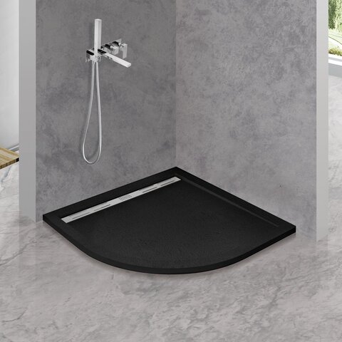 Cezares TRAY-AS-R TRAY-AS-R-90-30-NERO Поддон из искусственного мрамора